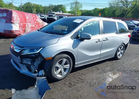 2020 Honda Odyssey Ex-L/Ex-L W/Navi Res из США, поврежденный, VIN 5FNRL6H71LB069580
